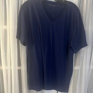 John Varvatos Star Miles V-Neck Blue Short Sleeve Tee Men’s Size Large